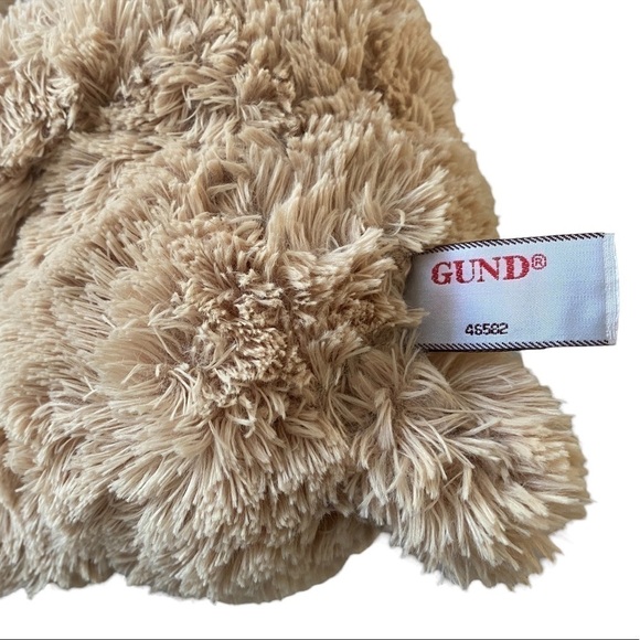 GUND Vintage Godiva 2008 Plush Bear w/ Red & White Stripe Cap Rare! - Picture 3 of 4